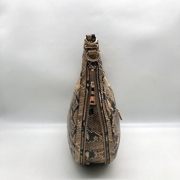 I.N.C. International Concepts Camel Snake Embossed Crossbody Bag - Picture 3 of 10